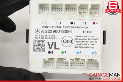 15-23 Mercedes W205 C300 Front Left Side Door Control Module Unit OEM