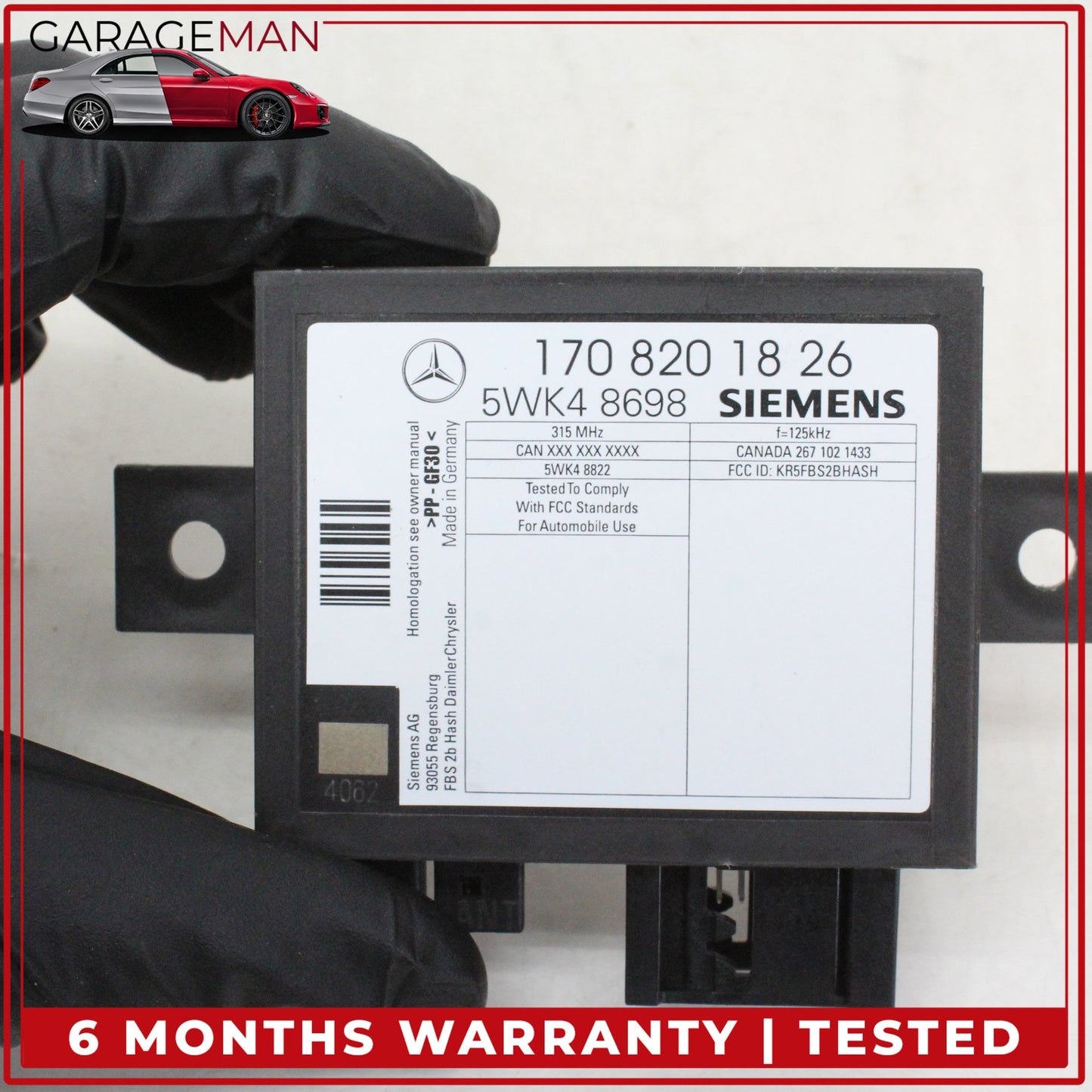 2001-2004 Mercedes-Benz SLK230 R170 Steering Ignition Switch Trunk Door Lock ECU Set