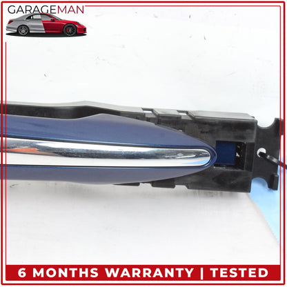 2014-2024 Infiniti Q50 V37 Rear Left Driver Side Exterior Door Handle Blue OEM