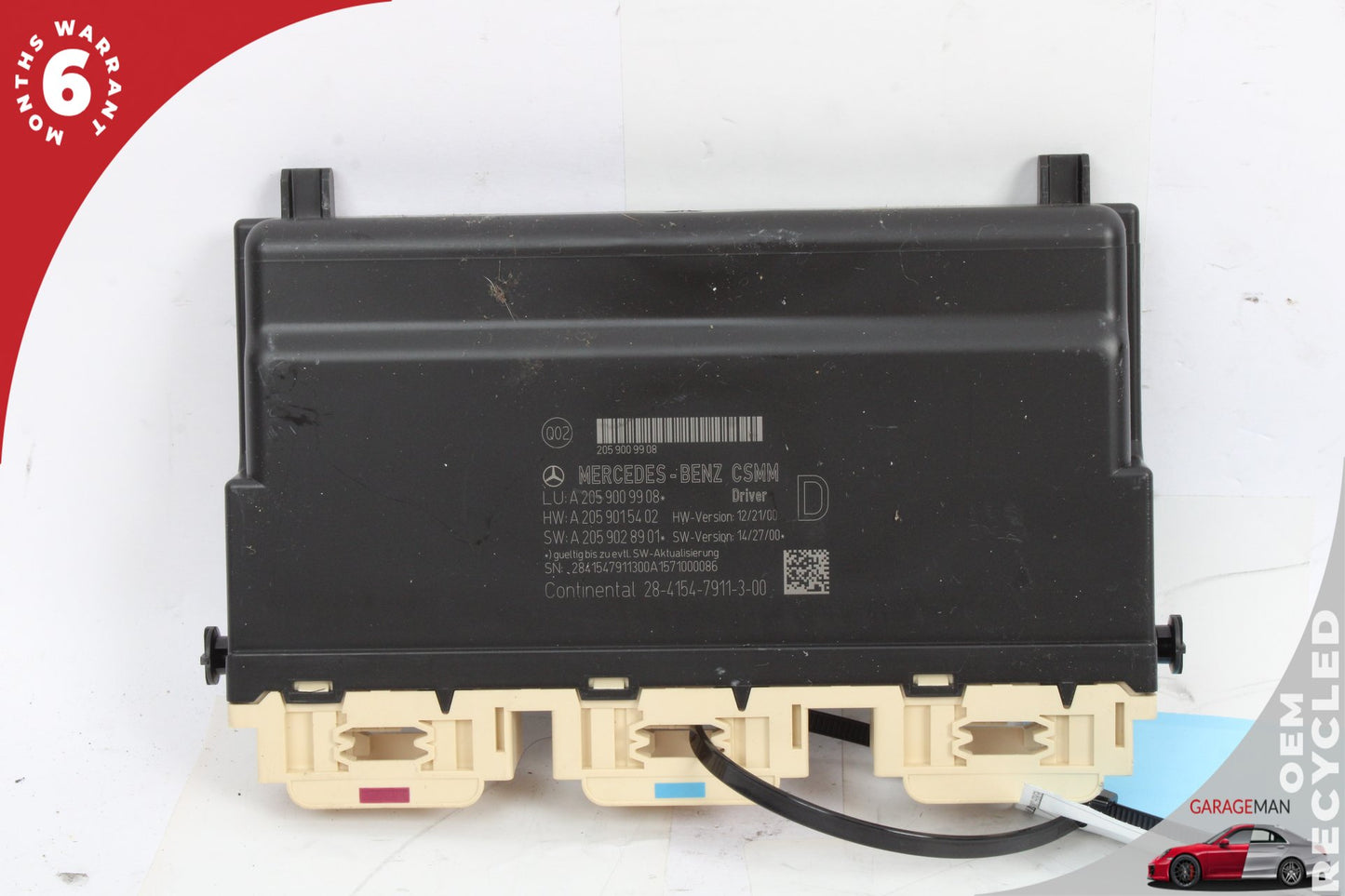 15-20 Mercedes-Benz C300 W205 Driver Seat Control Module 2059009908 OEM