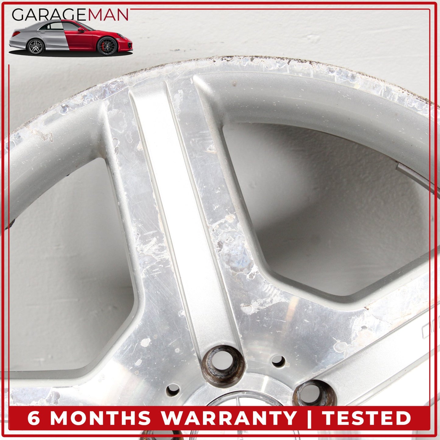 2007-2011 Mercedes W221 S550 S600 Front 5 Spoke Wheel Rim 8.5JX19 H2 ET43 OEM