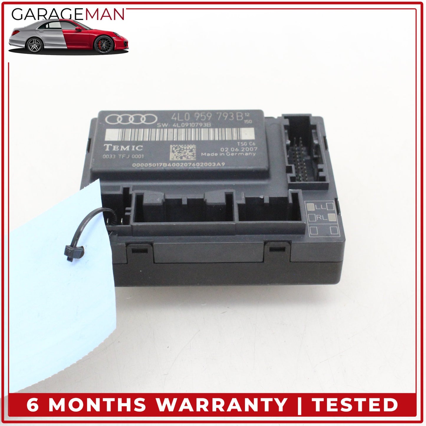 2007-2009 Audi Q7 Front Left Driver Side Door Control Module Unit 4L0959793B OEM
