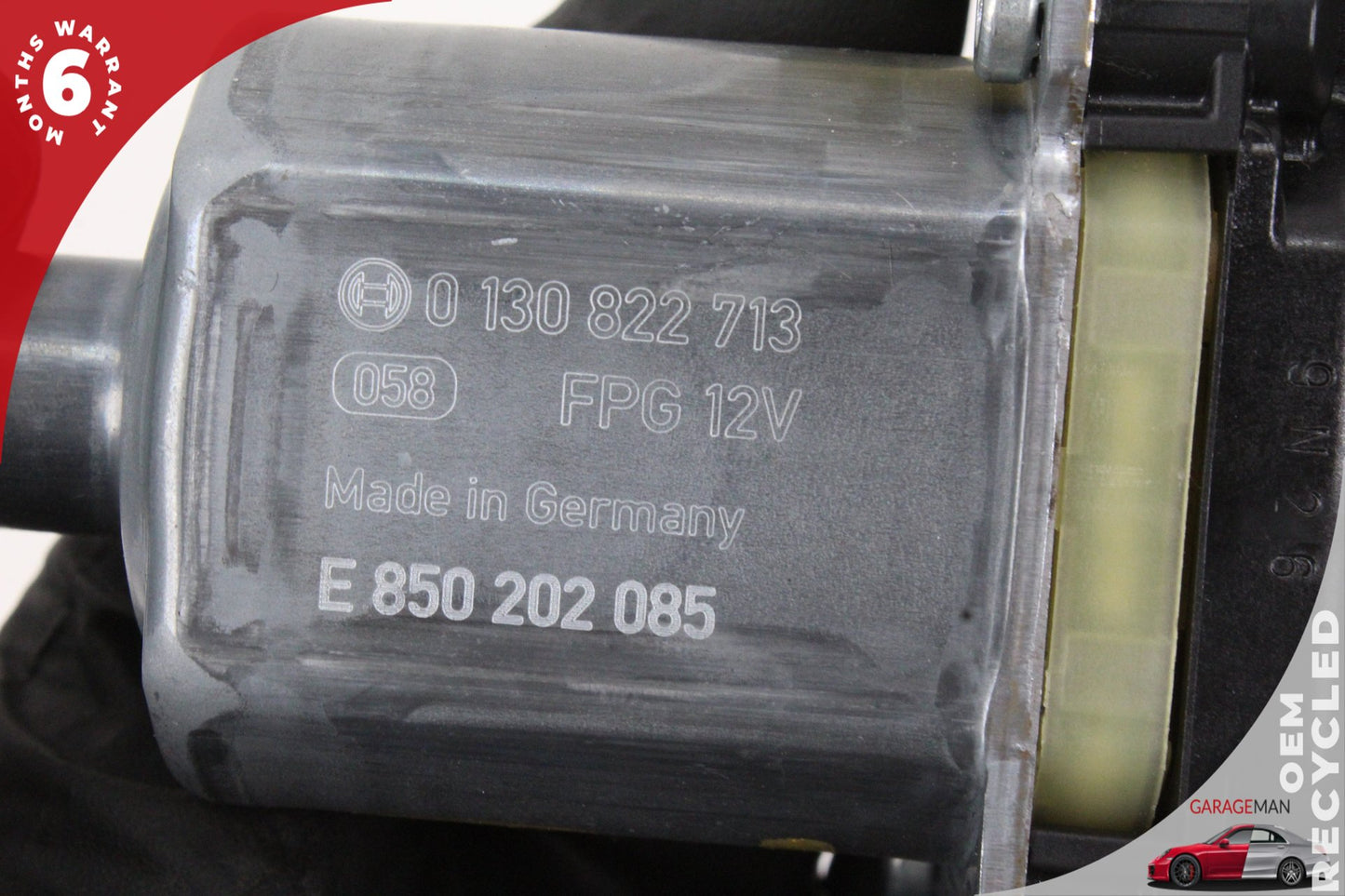 15-20 Audi A3 8V Sedan Rear Left Window Regulator Motor 0130822713 Genuine