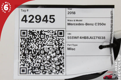 15-18 Mercedes-Benz C350e W205 Sedan Rear Trunk SAM Control Module 2229005914