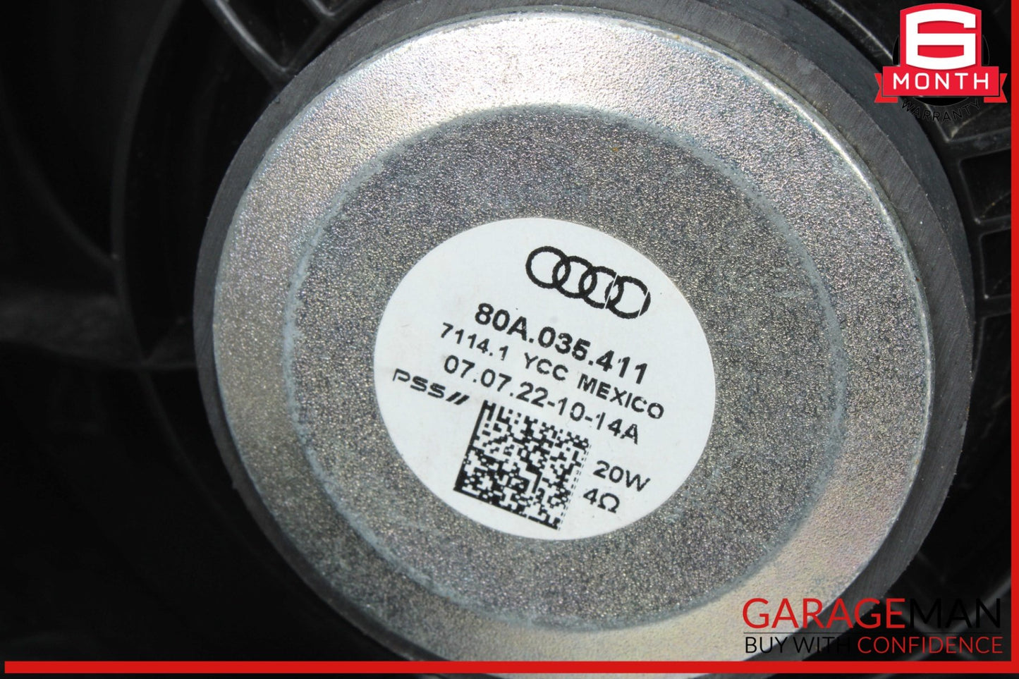 2018-2025 Audi Q5 Rear Left and Right Side Door Panel Speaker 80A035411