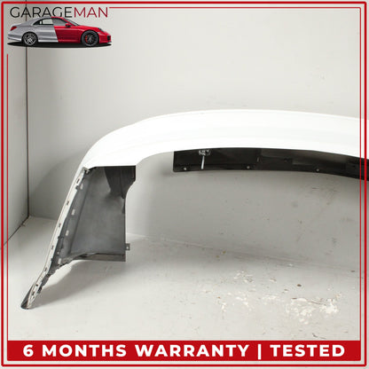 2010-2015 Audi Q7 Rear Bumper Cover Panel Glacier White Metallic OEM