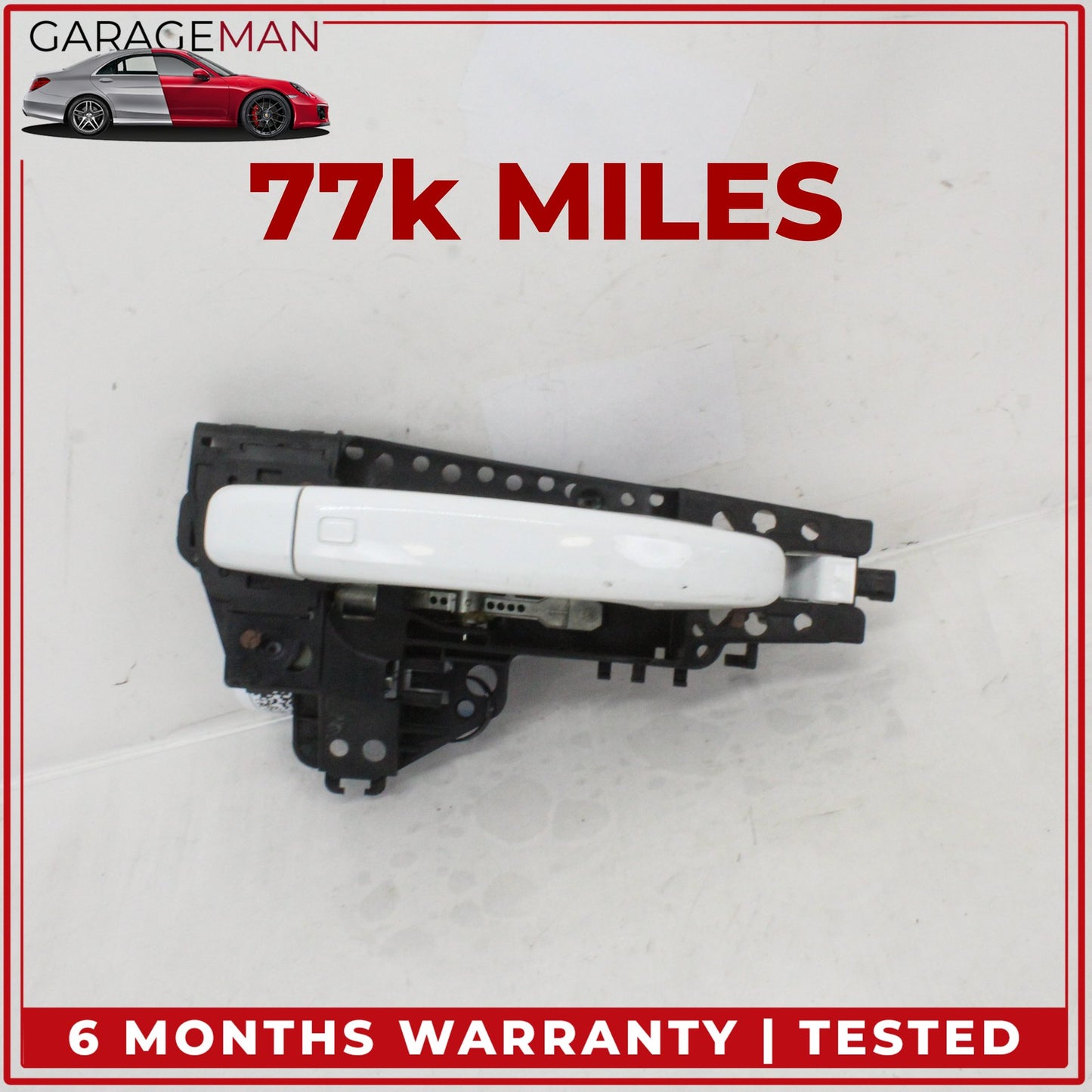2009-2016 Audi A4 S4 A5 S5 Right Passenger Side Exterior Door Handle White OEM