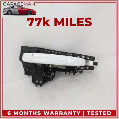 2009-2016 Audi A4 S4 A5 S5 Right Passenger Side Exterior Door Handle White OEM