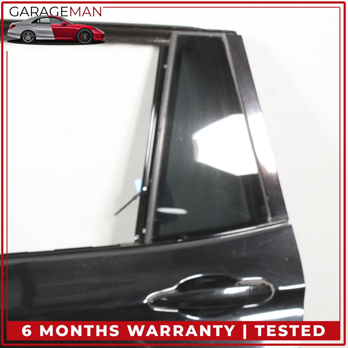 2011-2017 BMW X3 F25 SUV Rear Left Side Door Shell w/ Door Handle Black OEM