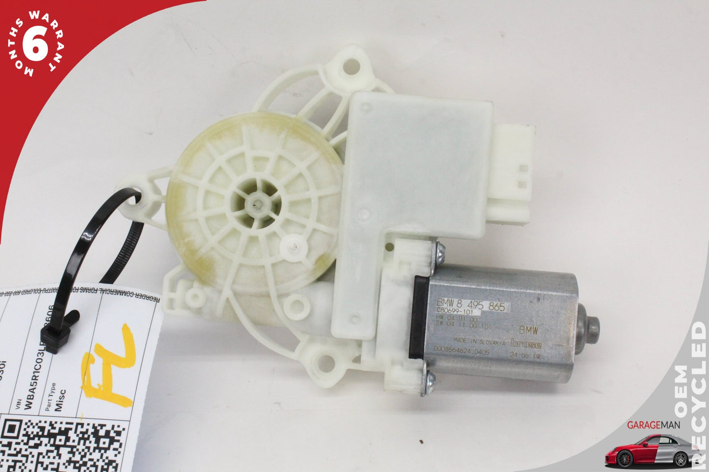 19-24 BMW M340i 330e 330i G20 Front Left Driver Side Window Regulator Motor