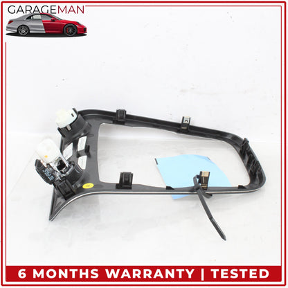 2014-2020 Jaguar F-Type X152 Engine Start Stop Switch w/ Trim Cover Panel OEM