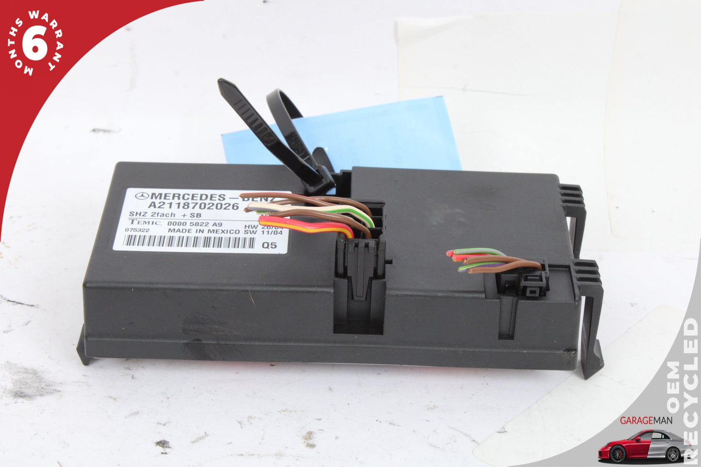2006-2013 Mercedes W219 CLS550 Heated Seat Control Module Unit 2118702026 OEM