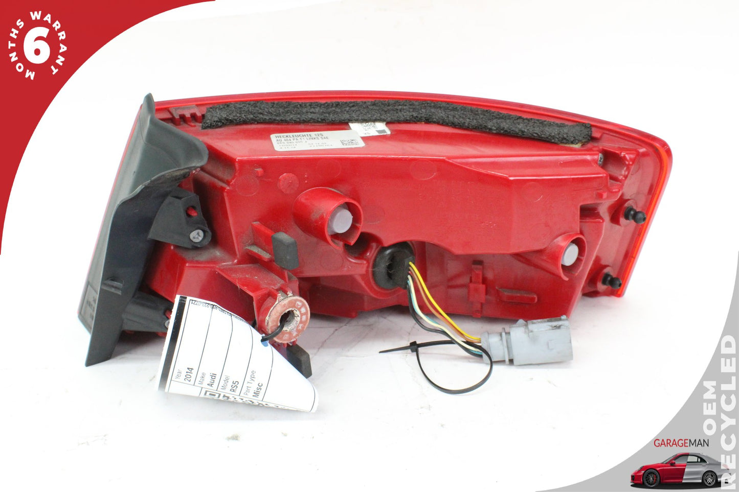 2013-2017 Audi RS5 A5 S5 Rear Left Side LED Outer Tail Light Lamp 8T0945095J OEM