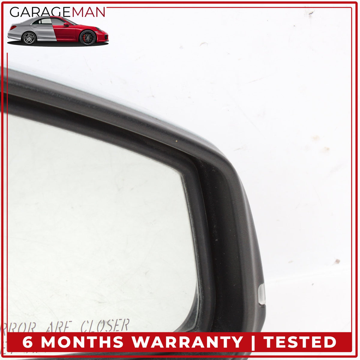 2014-2021 BMW i3 I01 Front Right Side Door Rear View Mirror Heated Silver OEM