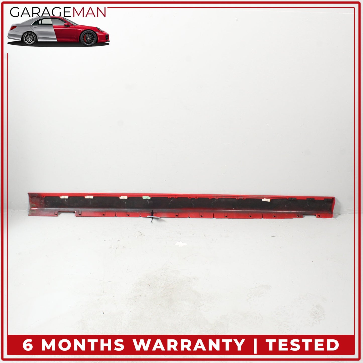 2002-2005 Ford Thunderbird Left Side Skirt Rocker Panel Red 1W637610155A OEM