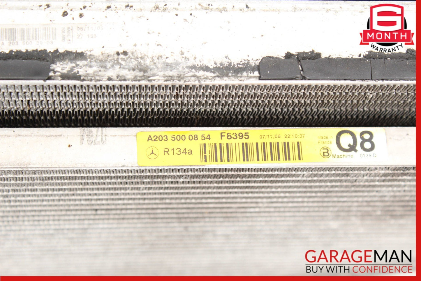 2005-2009 Mercedes-Benz C230 W203 Engine Cooling Radiator AC Condenser 203500085