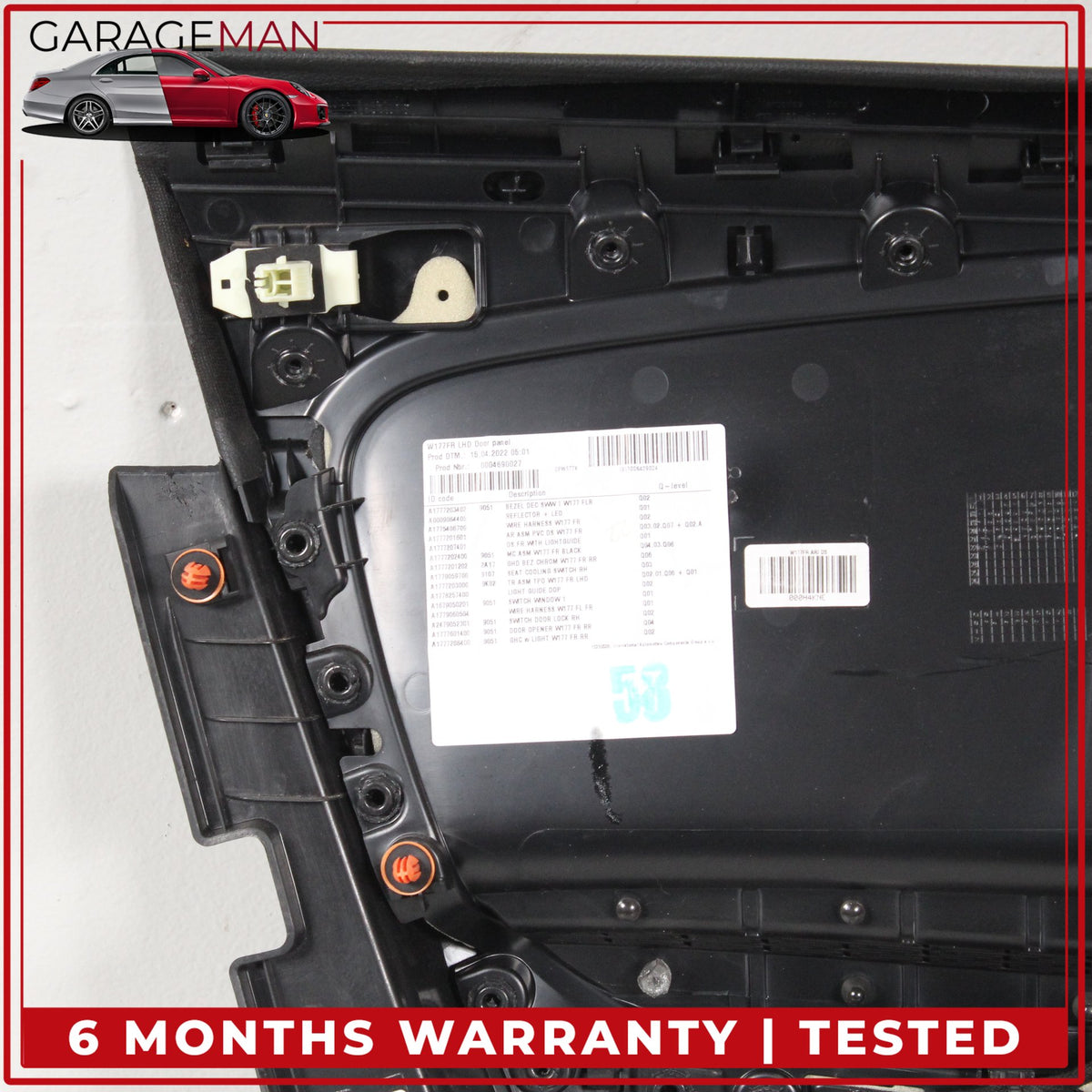 2019-2022 Mercedes W177 A220 A35 AMG Front Right Door Trim Panel 1777201601 OEM