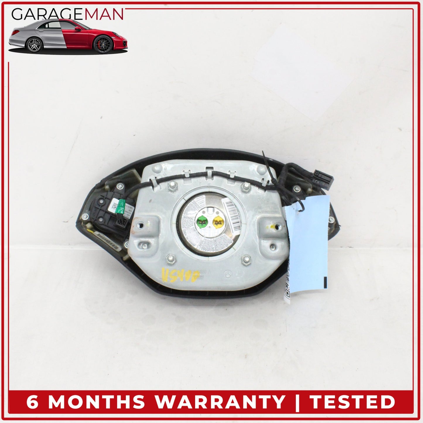 2010-2014 Mercedes W221 S400 Front Left Side Steering Wheel Airbag Black OEM