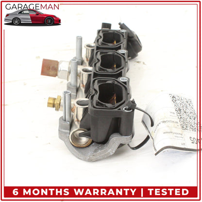 2011-2018 Porsche Cayenne 958 Audi Q7 Left Lower Intake Manifold w/ Bracket OEM
