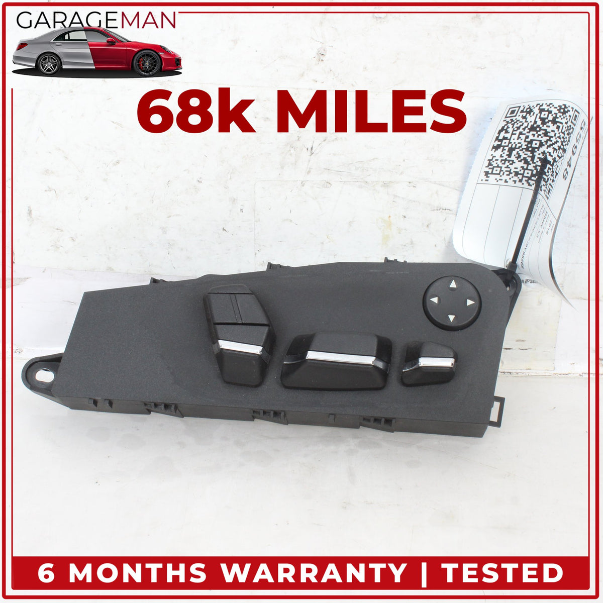 2011-2016 BMW 550i 535i Front Right Side Seat Adjustment Switch 9200368 OEM
