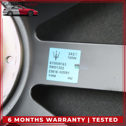2014-2024 Maserati Ghibli M157 Rear Audio Sound Subwoofer Speaker 670005163 OEM