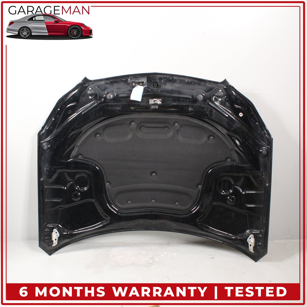 2014-2016 Mercedes W212 E400 E550 Front Hood Bonnet Panel Black 2128800357 OEM