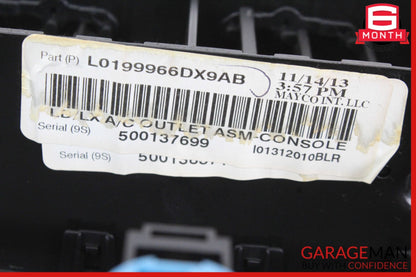 2011-2014 Dodge Charger Rear A/C Climate Control Dual Air Vent L0199966DX9AB