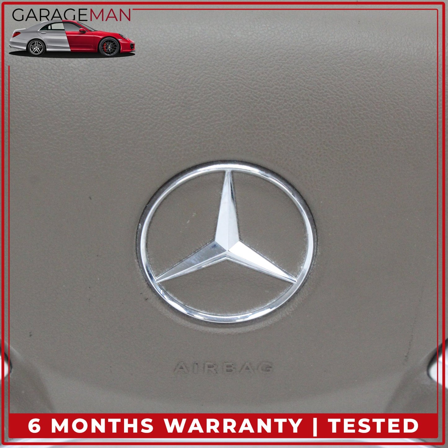 2009-2013 Mercedes W164 ML350 GL450 R350 Steering Wheel Airbag Air Bag Brown OEM
