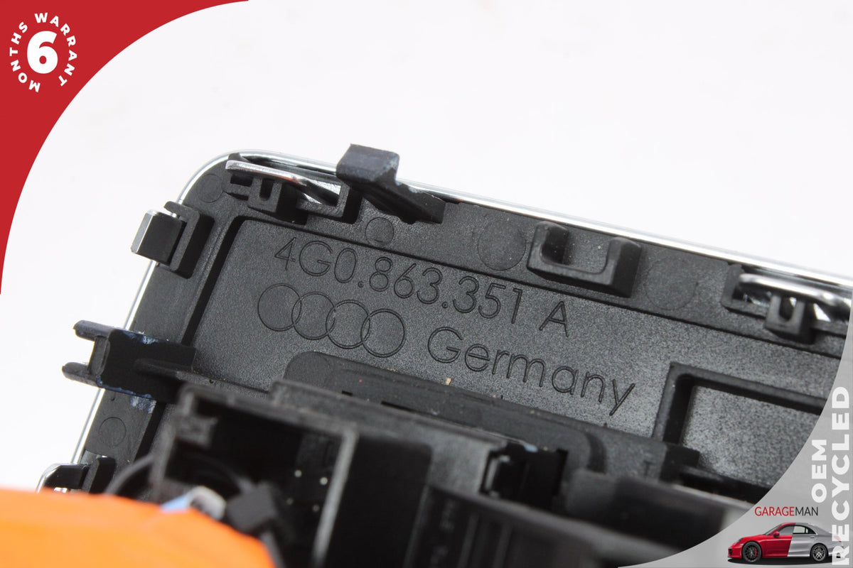 2012-2018 Audi A6 Rear Heated Seat Switch Panel Control 4G0863351A OEM