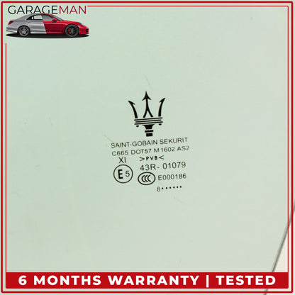 2014-2022 Maserati Ghibli M157 Front Left Driver Side Door Window Glass OEM