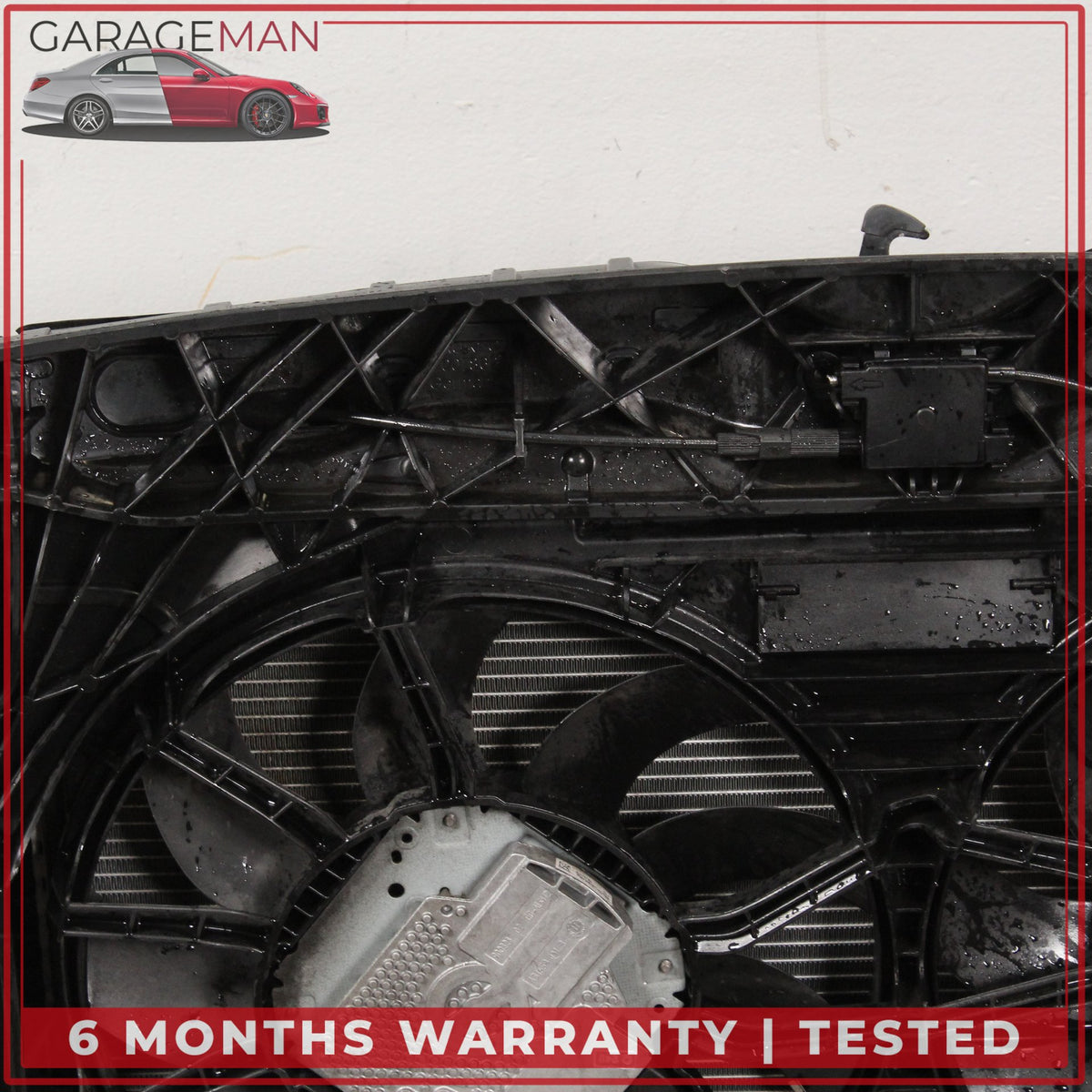 2012-2018 Audi A7 A6 Front Engine Cooling Radiator Core Support Assembly OEM
