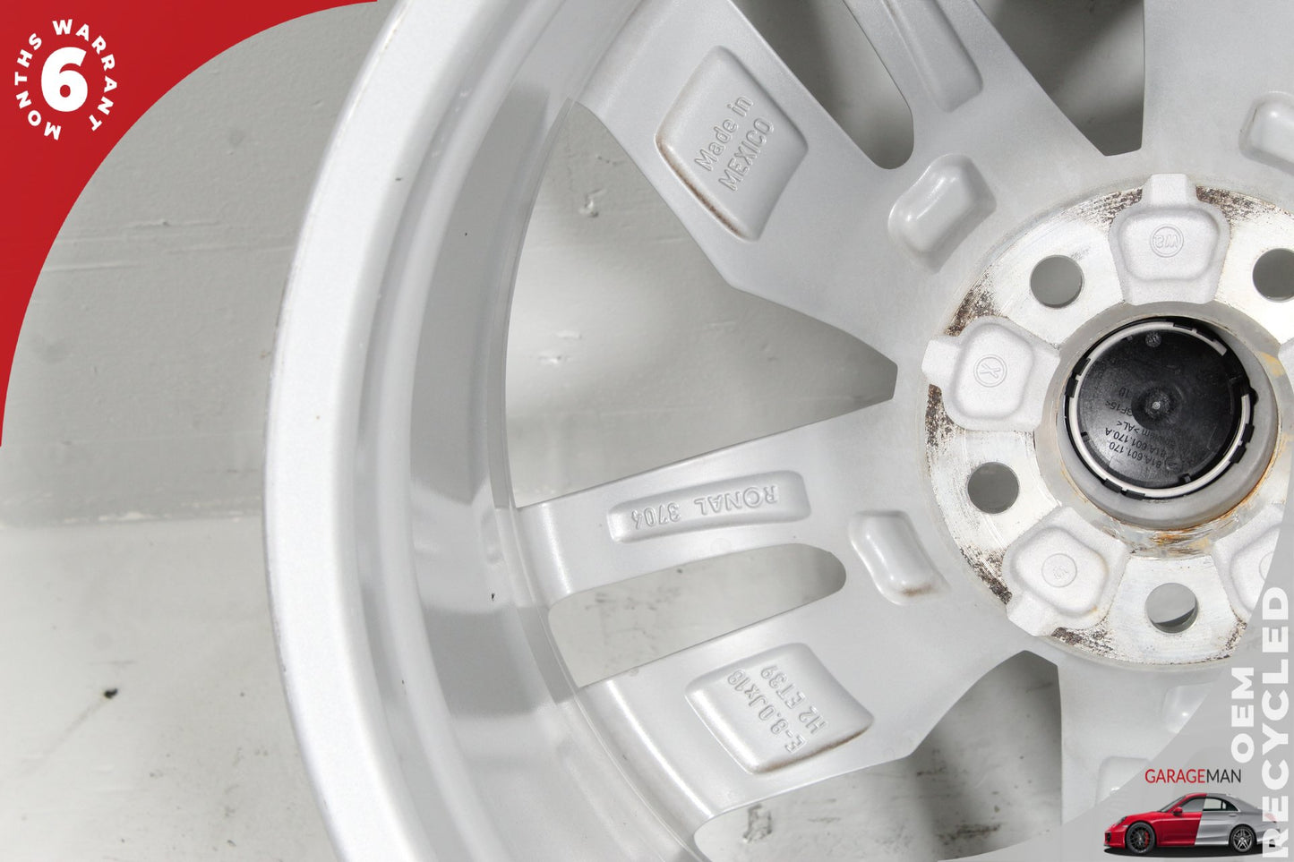 2020-2024 Audi Q5 Wheel Rim 5 Twin Spoke 8.0JX18H2 ET39 80A601025B OEM