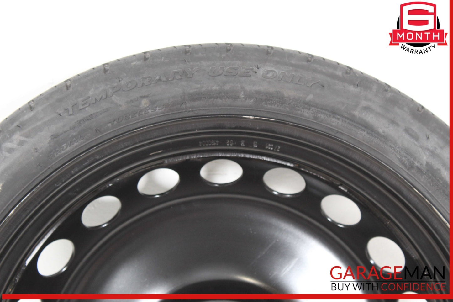 09-16 Audi S4 A4 B8 Spare Tire Wheel Rim T125/70R19 8K0601027D OEM