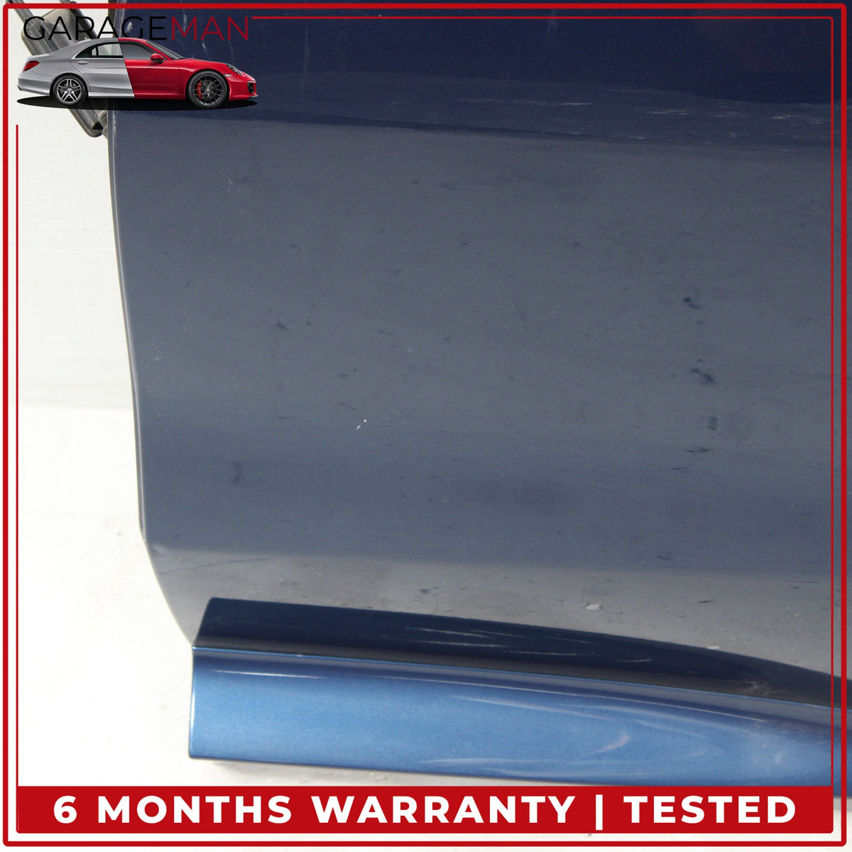 2018-2024 BMW X3 G01 Rear Left Driver Side Door Shell Blue Metallic OEM