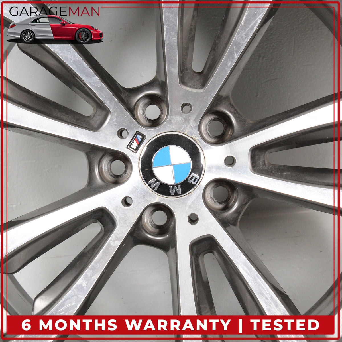 2014-2019 BMW X5 X6 Front Wheel Rim w/ Bridgestone Tire 10JX20H2ET40 7846790 OEM