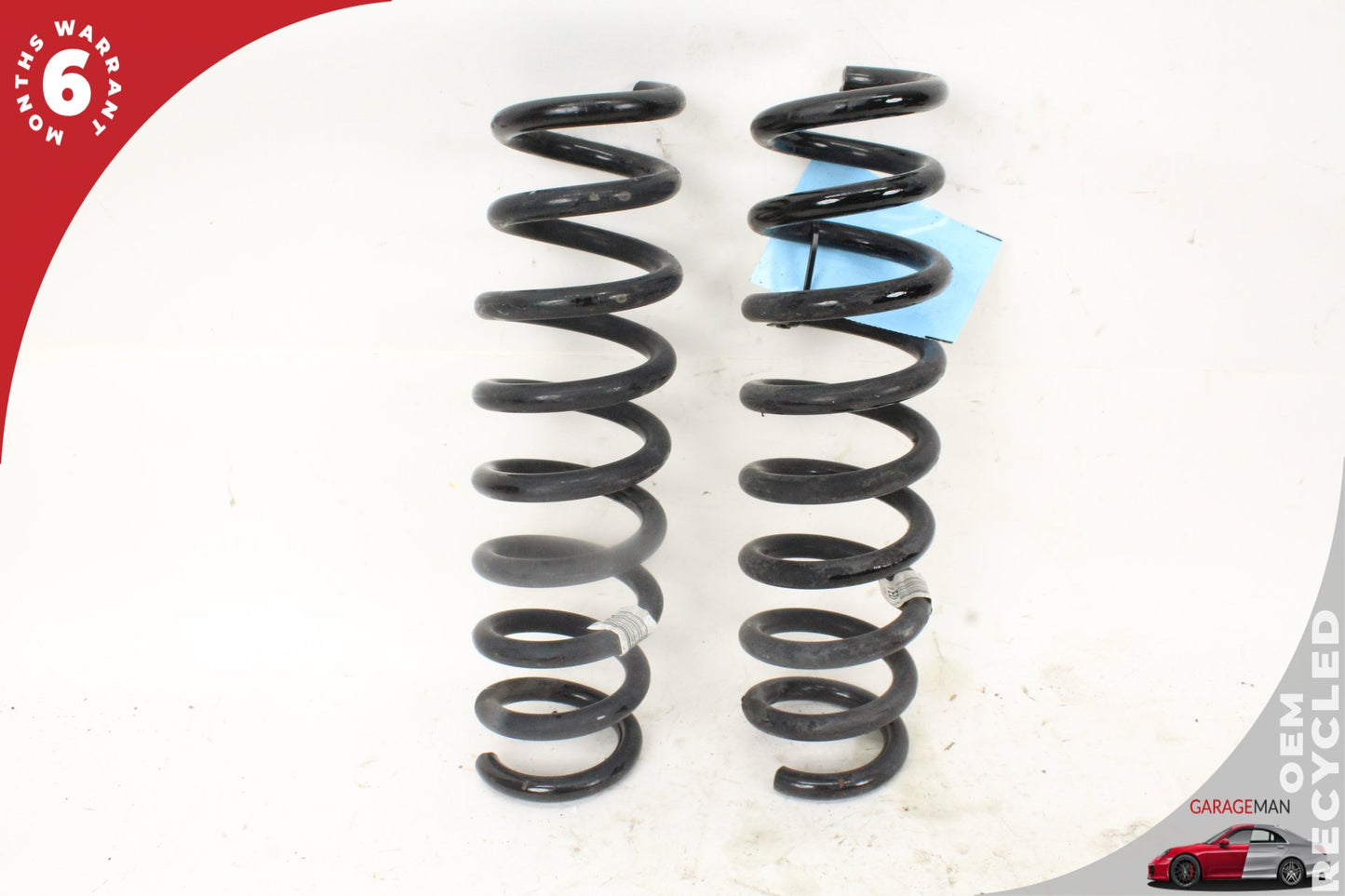 2012-2018 BMW 320i F30 Rear Left and Rear Right Side Coil Spring Set 6860620 OEM
