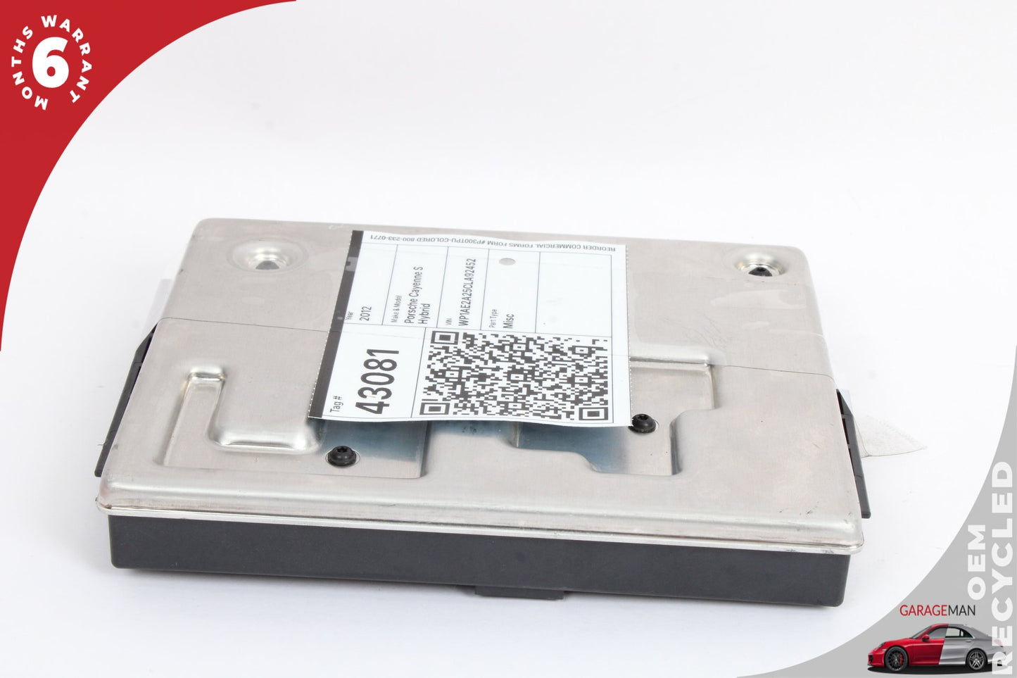 2011-2014 Porsche Cayenne S 958 BCM Body Comfort Control Module Unit OEM
