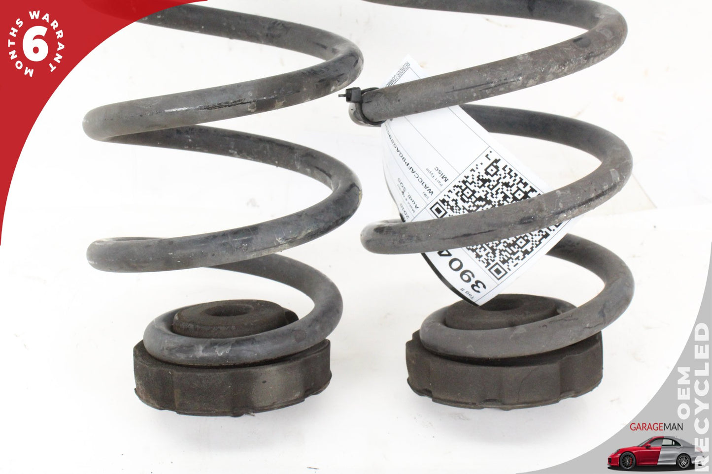 2009-2017 Audi SQ5 Q5 Rear Left and Rear Right Side Coil Spring Set of 2 OEM