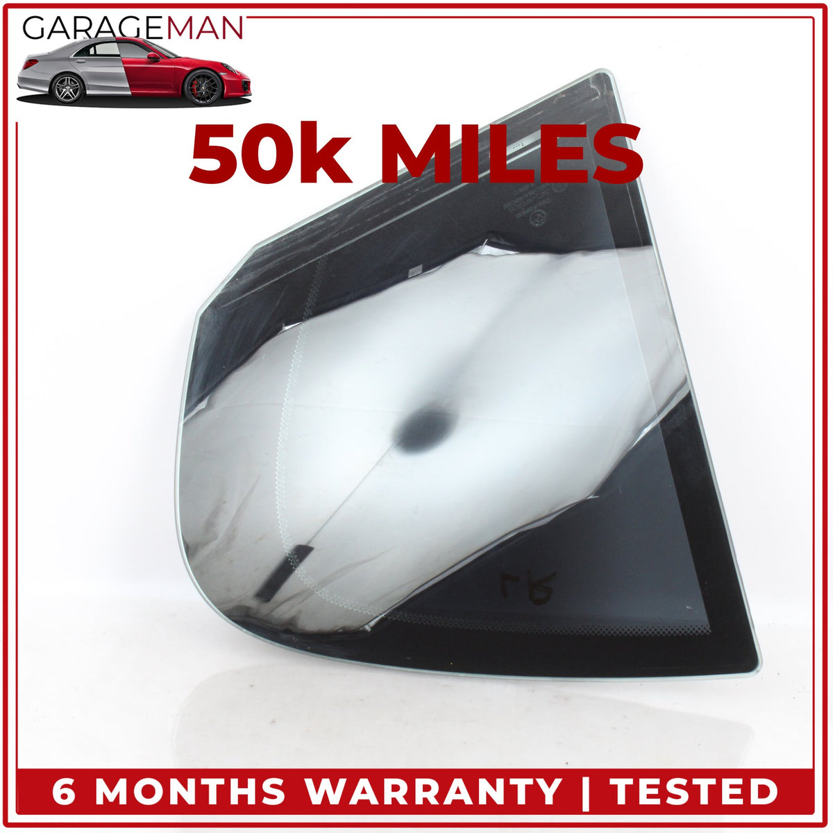 2006-2012 BMW 335i E90 Rear Left Quarter Fixed Window Glass 51347060211 OEM