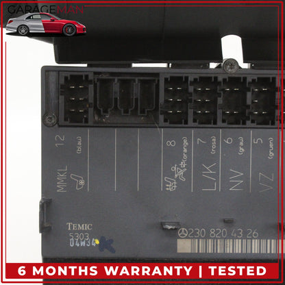 2003-2012 Mercedes-Benz SL500 R230 Under Seat Control Module Left 2308204326