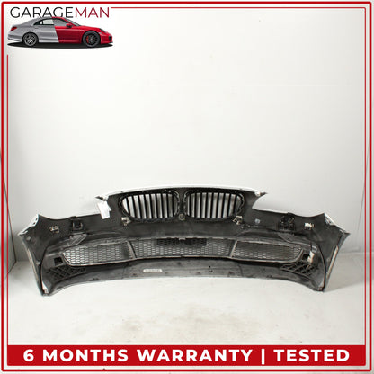 2013-2015 BMW 740i F01 Front Bumper Cover Panel Silver Metallic 7332262 OEM