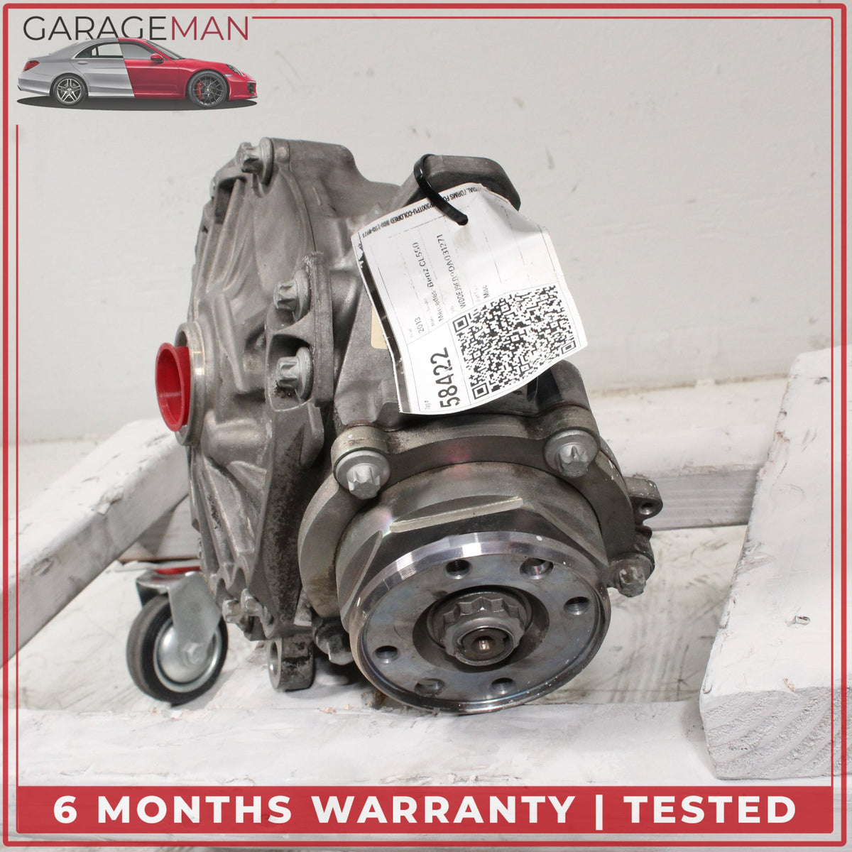 2011-2018 Mercedes W216 CL550 E400 AWD Front Differential Axle Carrier 2.65 OEM