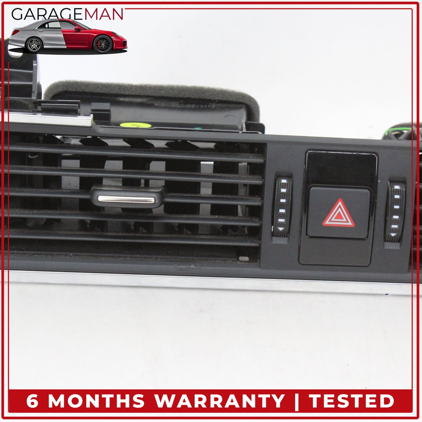 2012-2018 Audi A6 A7 Front Center Dashboard AC A/C Air Vent w/ Hazard Light OEM