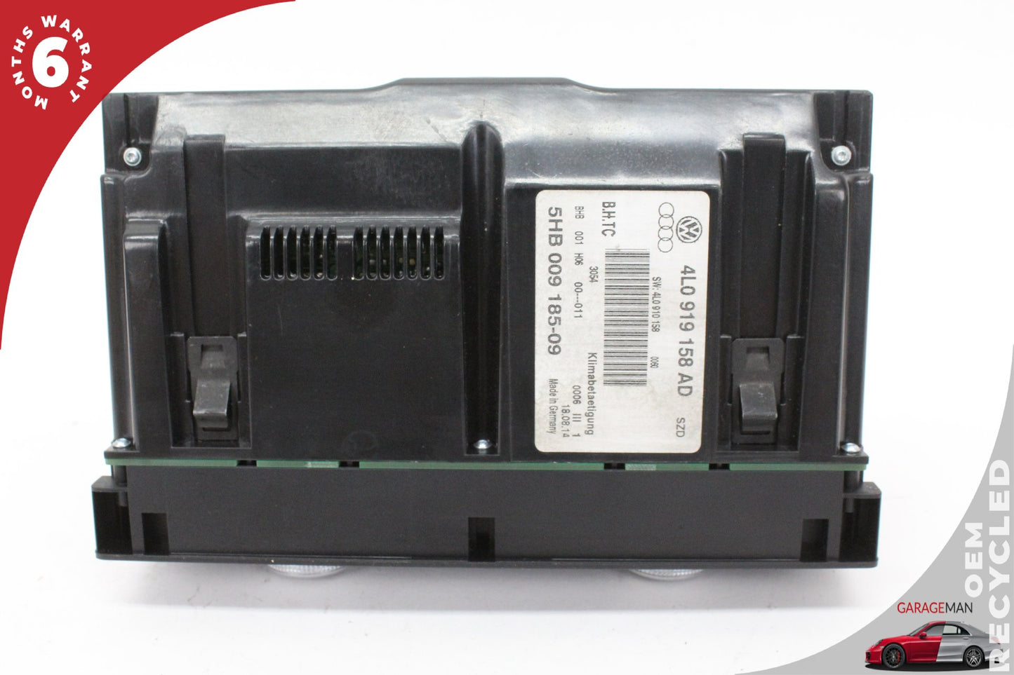 2010-2015 Audi Q7 SUV Rear HVAC AC Climate Control Switch Panel 4L0919158AD OEM