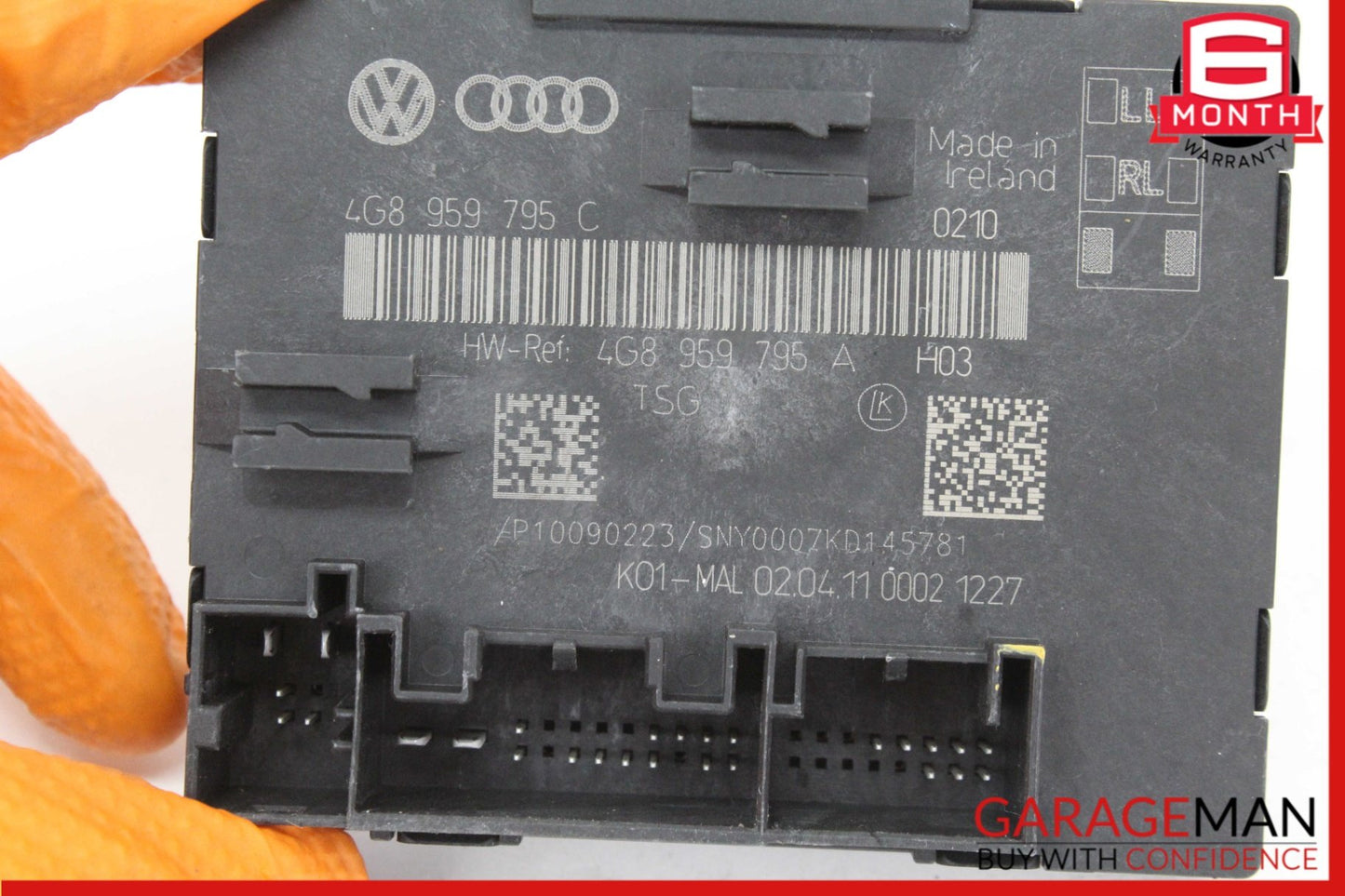 2012-2018 Audi A6 C7 Rear Left/Right Door Control Module 4G8959795C Genuine