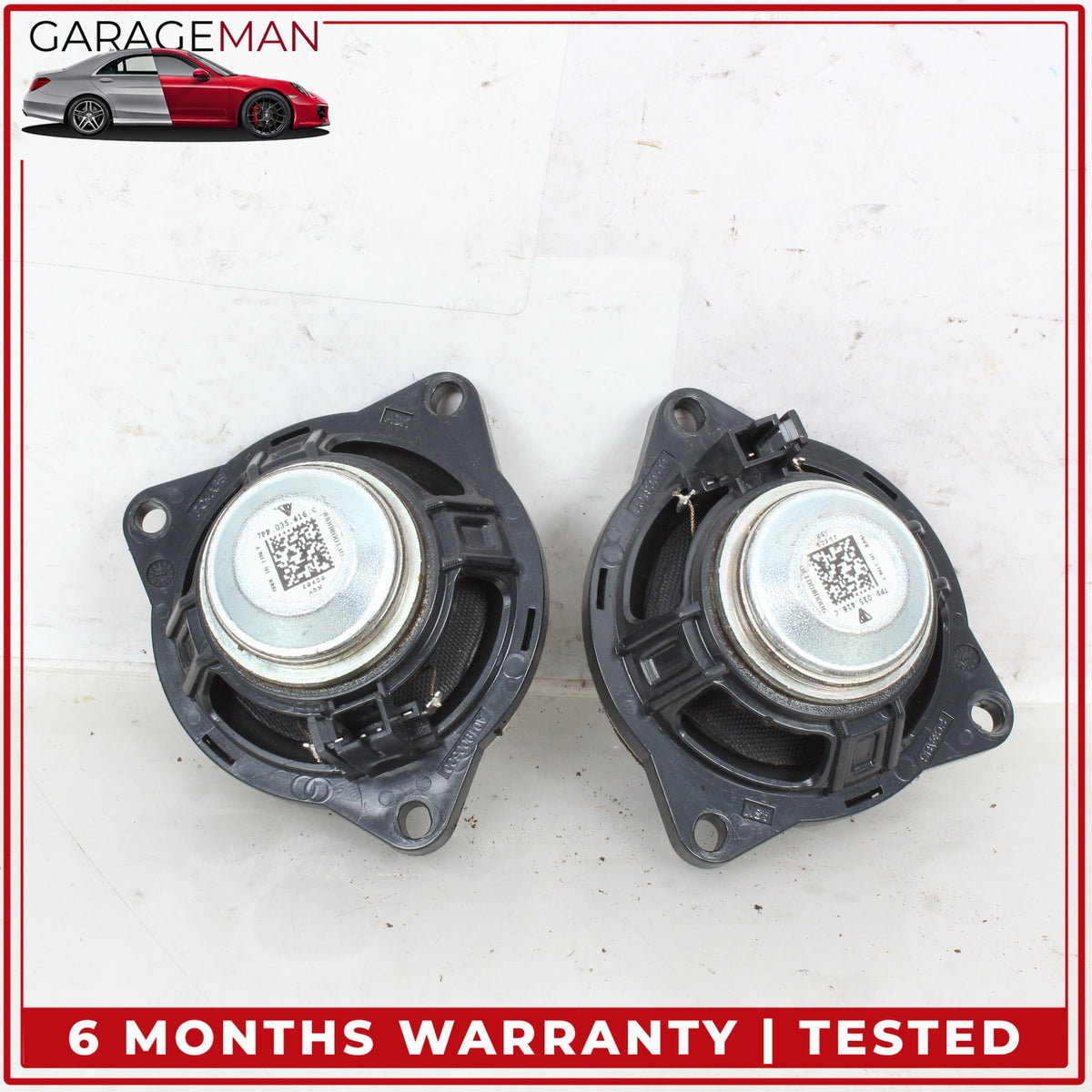 2010-2016 Porsche Panamera 970 Front and Rear Side Audio Sound Speakers Set OEM