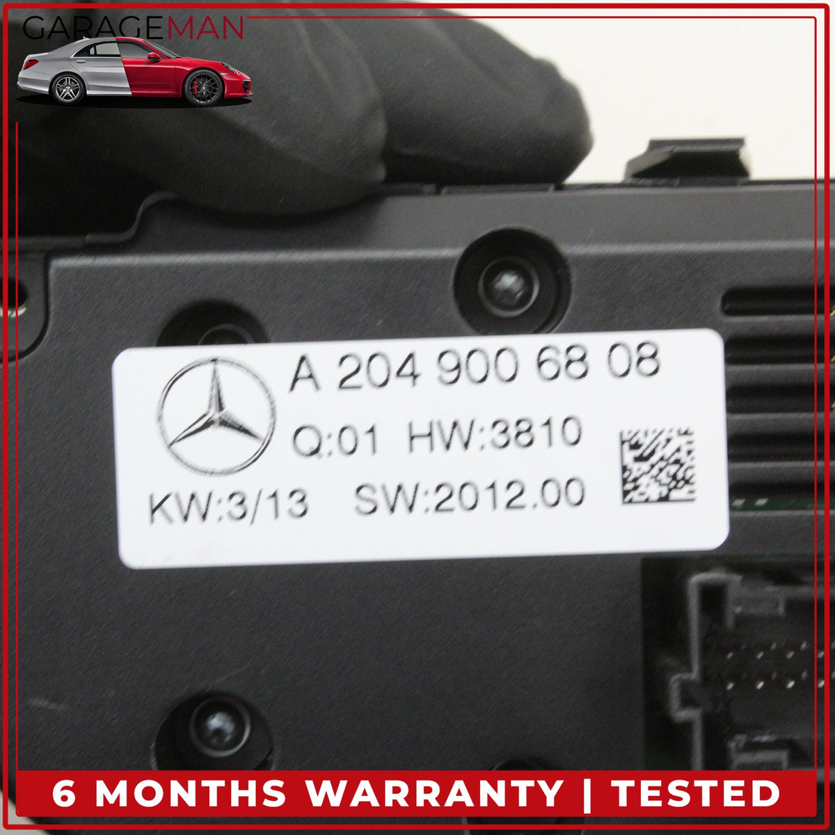 2012-2014 Mercedes W204 C250 Front AC A/C Temperature Climate Control Panel OEM