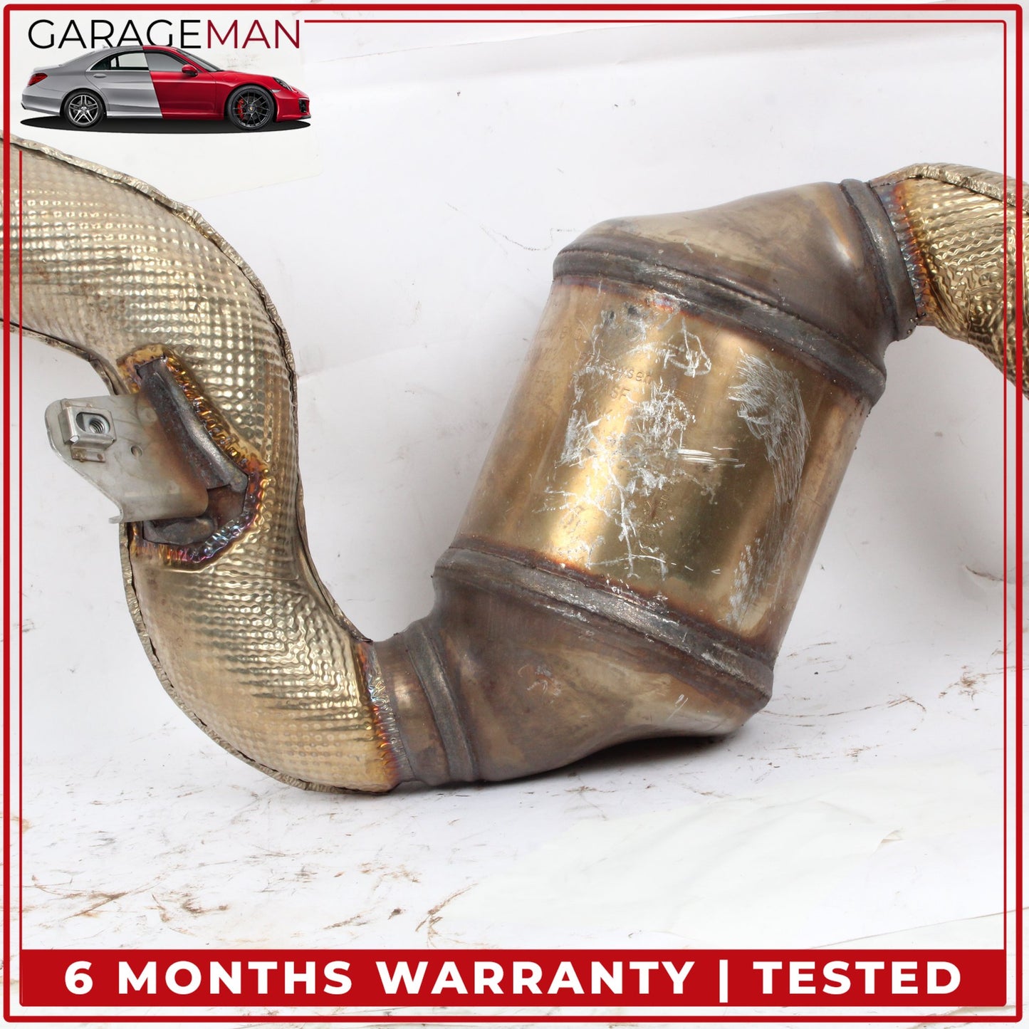 2013-2018 Audi S8 A8 S6 S7 RS7 4.0L V8 Right Exhaust Downpipe 4G0254252L OEM