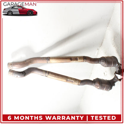 2004-2019 Maserati GranTurismo M145 Left and Right Side Exhaust Downpipe Set OEM
