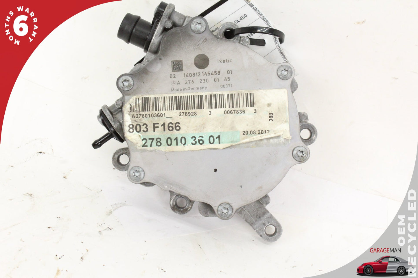 2011-2020 Mercedes X166 GL450 SL550 Engine Motor Vacuum Pump 2762300165 OEM